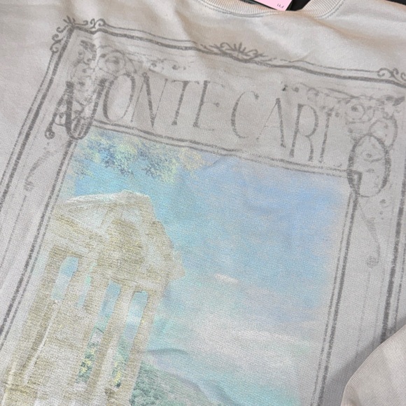 Wild Fable Monte Carlo Graphic Sweatshirt XXL Gray Sweatshirt women - Picture 6 of 9